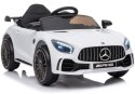 LEAN CARS Auto na akumulator Mercedes AMG GT R Biały