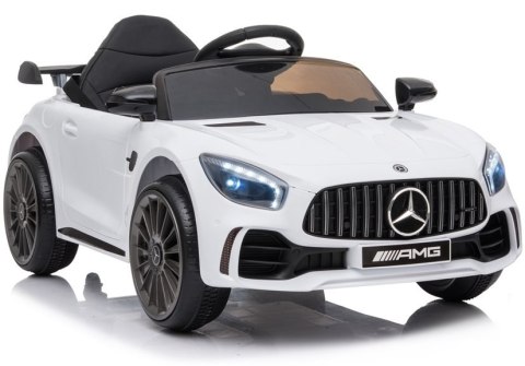 LEAN CARS Auto na akumulator Mercedes AMG GT R Biały LEAN CARS Auto na akumulator Mercedes AMG GT R Biały