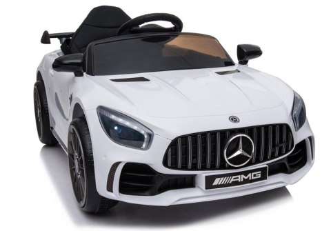 LEAN CARS Auto na akumulator Mercedes AMG GT R Biały LEAN CARS Auto na akumulator Mercedes AMG GT R Biały