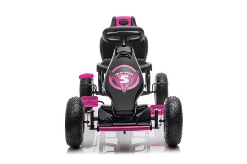 LEAN CARS Gokart Na Pedały G18 Różowy LEAN CARS Gokart Na Pedały G18 Różowy