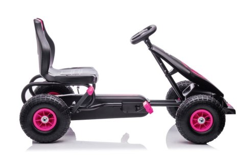 LEAN CARS Gokart Na Pedały G18 Różowy LEAN CARS Gokart Na Pedały G18 Różowy