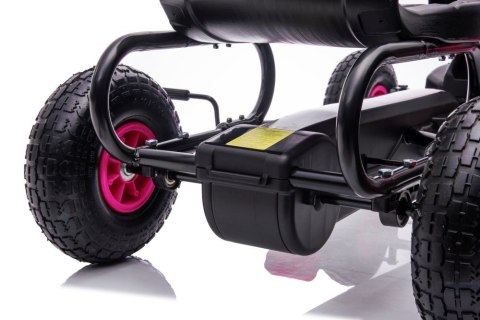 LEAN CARS Gokart Na Pedały G18 Różowy LEAN CARS Gokart Na Pedały G18 Różowy