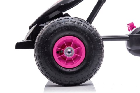LEAN CARS Gokart Na Pedały G18 Różowy LEAN CARS Gokart Na Pedały G18 Różowy
