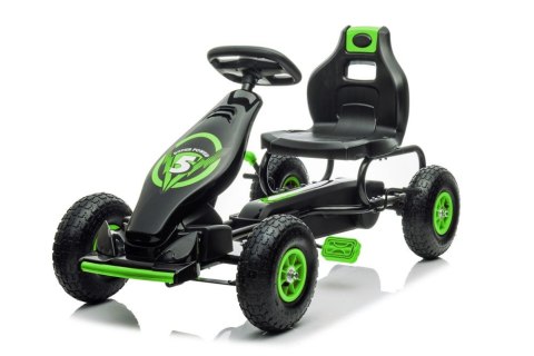 LEAN CARS Gokart na pedały G18 Zielony LEAN CARS Gokart na pedały G18 Zielony