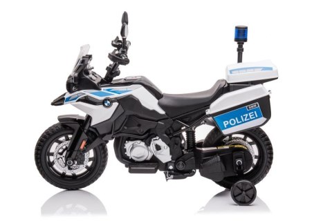 LEAN CARS Motor Na Akumulator Policyjny JT5002B Biały LEAN CARS Motor Na Akumulator Policyjny JT5002B Biały