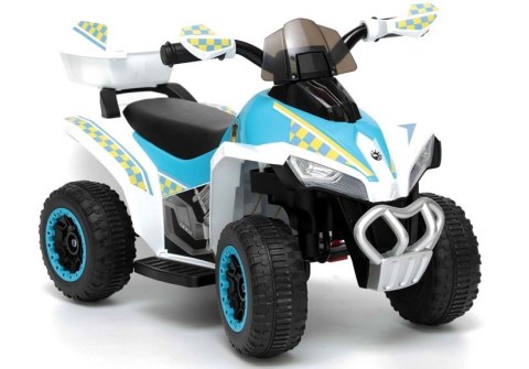 LEAN CARS Quad na Akumulator GTS1188-A Biały Policyjny LEAN CARS Quad na Akumulator GTS1188-A Biały Policyjny