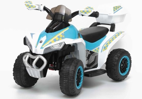 LEAN CARS Quad na Akumulator GTS1188-A Biały Policyjny LEAN CARS Quad na Akumulator GTS1188-A Biały Policyjny