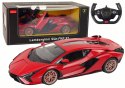 Rastar Auto R/C Lamborghini Sian FKP 37 Rastar 1:14 Czerwone Na Pilota