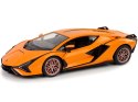 Rastar Auto R/C Lamborghini Sian FKP 37 Rastar 1:14 Pomarańczowe Na Pilota
