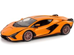 Rastar Auto R/C Lamborghini Sian FKP 37 Rastar 1:14 Pomarańczowe Na Pilota