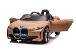 LEAN CARS Auto Na Akumulator BMW I4 Złote 4x4