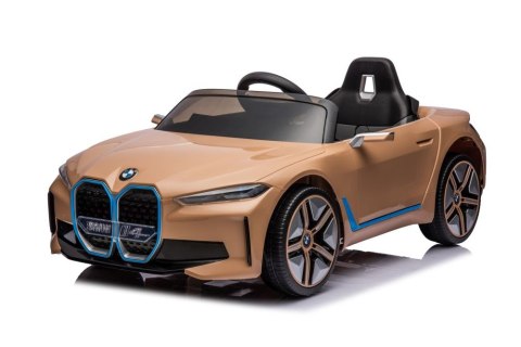 LEAN CARS Auto Na Akumulator BMW I4 Złote 4x4 LEAN CARS Auto Na Akumulator BMW I4 Złote 4x4
