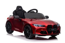 LEAN CARS Auto Na Akumulator BMW M4 Czerwone Lakierowane