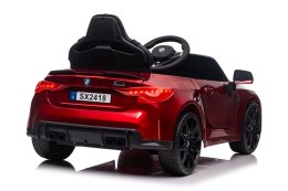 LEAN CARS Auto Na Akumulator BMW M4 Czerwone Lakierowane
