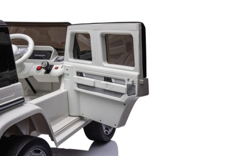LEAN CARS Auto Na Akumulator Mercedes EQG 4x4 Biały LEAN CARS Auto Na Akumulator Mercedes EQG 4x4 Biały