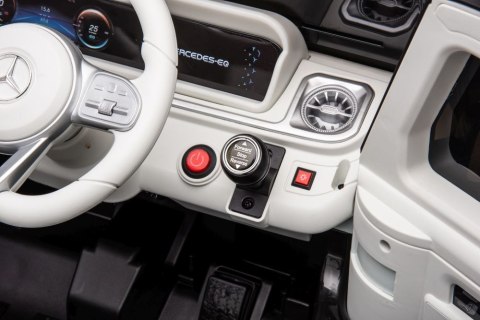 LEAN CARS Auto Na Akumulator Mercedes EQG 4x4 Czarny LEAN CARS Auto Na Akumulator Mercedes EQG 4x4 Czarny