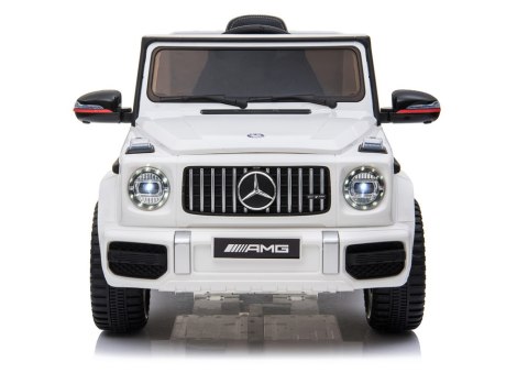 LEAN CARS Auto na Akumulator Mercedes G63 Biały BBH-0003 LEAN CARS Auto na Akumulator Mercedes G63 Biały BBH-0003
