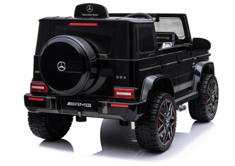 LEAN CARS Auto na akumulator Mercedes G63 Czarny BBH-0003 LEAN CARS Auto na akumulator Mercedes G63 Czarny BBH-0003