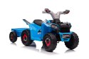 LEAN CARS Quad Na Akumulator XMX630T Niebieski Z Przyczepą