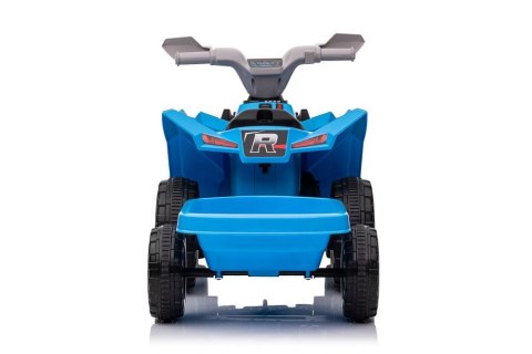 LEAN CARS Quad Na Akumulator XMX630T Niebieski Z Przyczepą LEAN CARS Quad Na Akumulator XMX630T Niebieski Z Przyczepą