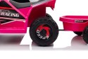 LEAN CARS Quad Na Akumulator XMX630T Różowy Z Przyczepą