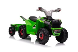 LEAN CARS Quad Na Akumulator XMX630T Zielony Z Przyczepą