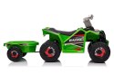 LEAN CARS Quad Na Akumulator XMX630T Zielony Z Przyczepą
