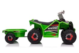 LEAN CARS Quad Na Akumulator XMX630T Zielony Z Przyczepą