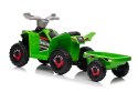 LEAN CARS Quad Na Akumulator XMX630T Zielony Z Przyczepą