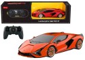 Rastar Auto RC 1:24 Rastar Lamborghini Sian Pomarańczowe