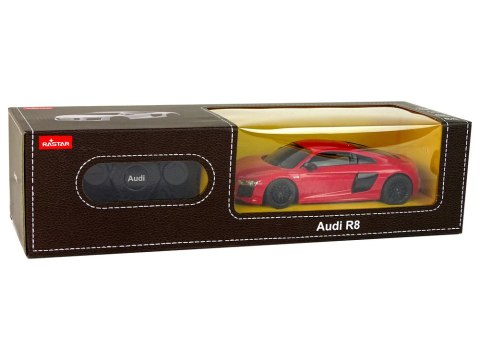 Rastar Auto R/C Audi R8 1:24 Rastar Czerwone Rastar Auto R/C Audi R8 1:24 Rastar Czerwone