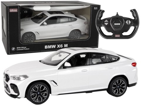 Rastar Auto R/C Bmw X6 M 1:14 Rastar Białe Rastar Auto R/C Bmw X6 M 1:14 Rastar Białe