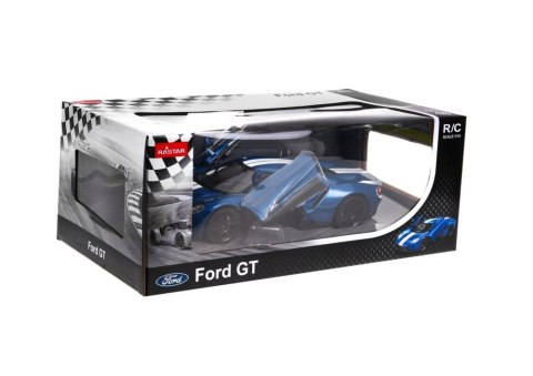 Rastar Auto RC Model Zdalnie Sterowany Ford GT 1:14 Otwierane Drzwi Niebieski Rastar Auto RC Model Zdalnie Sterowany Ford GT 1:14 Otwierane Drzwi Niebieski