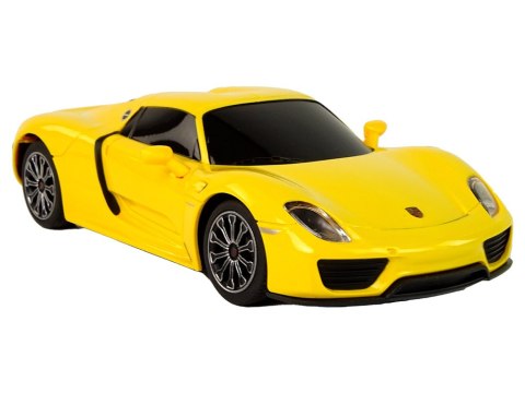 Rastar Auto R/C Porsche 918 1:24 Rastar Żółte Rastar Auto R/C Porsche 918 1:24 Rastar Żółte