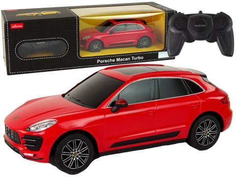Rastar Auto R/C Porsche Macan Turbo 1:24 Rastar Czerwony Rastar Auto R/C Porsche Macan Turbo 1:24 Rastar Czerwony