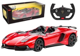 Rastar Auto RC Rastar 1:12 Lamborghini Aventador Czerwone Cabrio