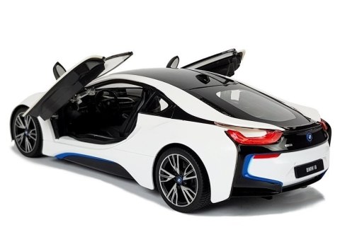 Rastar Auto R/C Sportowe Zdalnie Sterowane BMW i8 Rastar 1:14 Biały Rastar Auto R/C Sportowe Zdalnie Sterowane BMW i8 Rastar 1:14 Biały