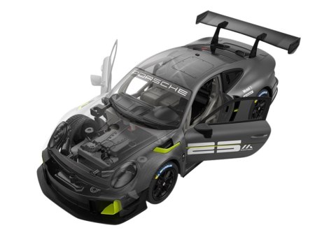 Rastar Klocki Konstrukcyjne Auto RC Rastar 1:18 Porsche 911 GT2 Szare 68 Elementów Rastar Klocki Konstrukcyjne Auto RC Rastar 1:18 Porsche 911 GT2 Szare 68 Elementów