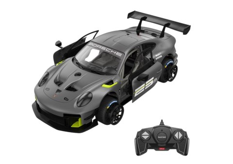 Rastar Klocki Konstrukcyjne Auto RC Rastar 1:18 Porsche 911 GT2 Szare 68 Elementów Rastar Klocki Konstrukcyjne Auto RC Rastar 1:18 Porsche 911 GT2 Szare 68 Elementów