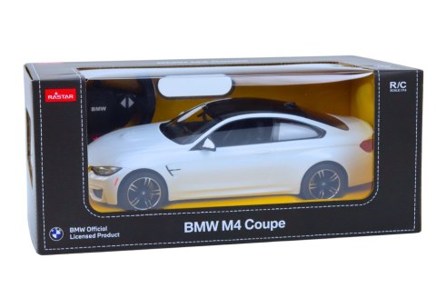 Rastar Samochód Zdalnie Sterowany RC 1:14 BMW M4 Copue Biały Rastar Samochód Zdalnie Sterowany RC 1:14 BMW M4 Copue Biały