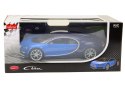 Rastar Samochód Zdalnie Sterowany RC 1:14 Bugatti Veyron Chiron Niebieski