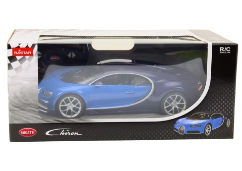 Rastar Samochód Zdalnie Sterowany RC 1:14 Bugatti Veyron Chiron Niebieski Rastar Samochód Zdalnie Sterowany RC 1:14 Bugatti Veyron Chiron Niebieski