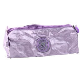 LEAN Piórnik Szkolny Organizer Jednokomorowy Fioletowy 21,5cm