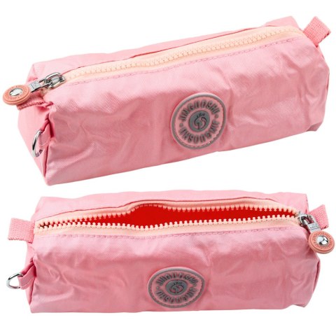 LEAN Piórnik Szkolny Organizer Jednokomorowy Różowy 21,5cm LEAN Piórnik Szkolny Organizer Jednokomorowy Różowy 21,5cm