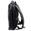 LEAN Plecak Miejski Biznesowy USB Kieszeń Na Laptopa Czarny 16L 41cm