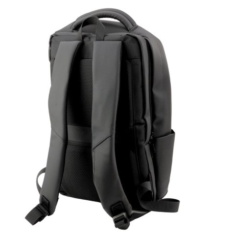 LEAN Plecak Miejski Biznesowy USB Kieszeń Na Laptopa Czarny 16L 41cm LEAN Plecak Miejski Biznesowy USB Kieszeń Na Laptopa Czarny 16L 41cm