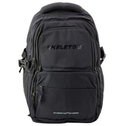 LEAN Plecak Miejski Funkcjonalny 9 Kieszeni Czarny 35L 48cm