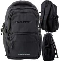 LEAN Plecak Miejski Funkcjonalny 9 Kieszeni Czarny 35L 48cm