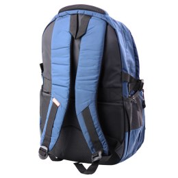 LEAN Plecak Miejski Funkcjonalny 9 Kieszeni Granatowy 35L 48cm