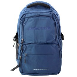 LEAN Plecak Miejski Funkcjonalny 9 Kieszeni Granatowy 35L 48cm